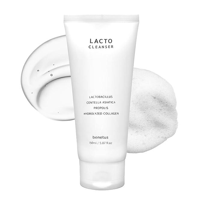 BENETUS Lacto Cleanser, Facial Cleanser, Face Wash, Moisture Balance, for Sensitive Skin Korean Skincare, 150ml