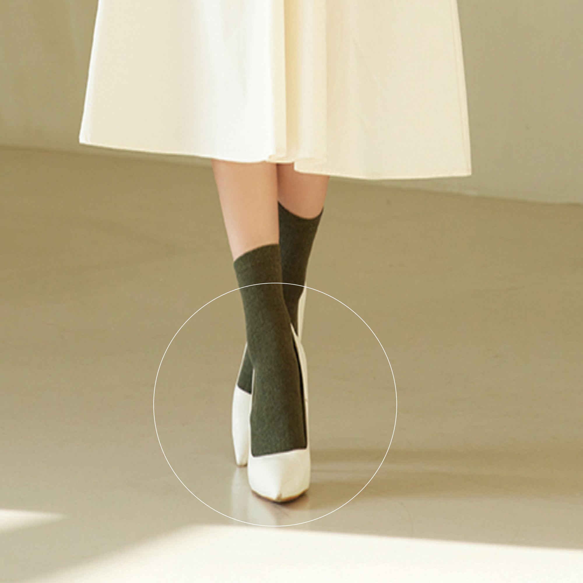 FEETO Women Crew Assorted Colors  Socks, 10 Pairs