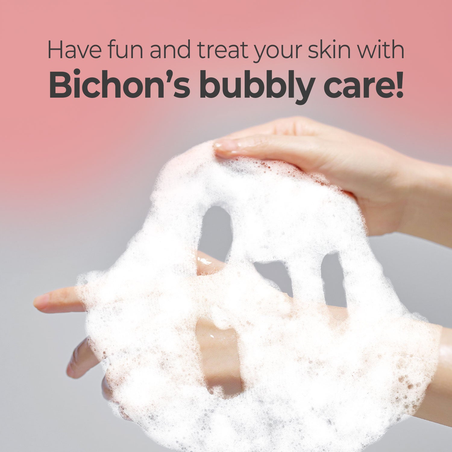 Pioom Bichon Bubble Cleansing Mask, foaming facial mask, Pore Deep Cleansing, Gentle Face cleansing mask, Pack of 10