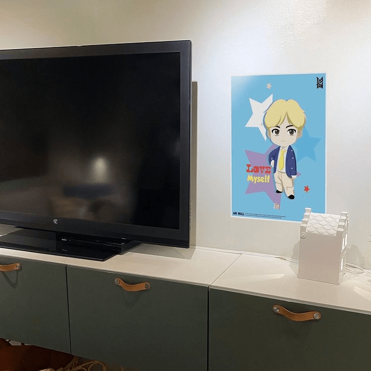 Jin - IDOL Air Wall Poster -TinyTAN- DynaMart