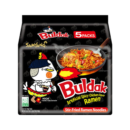 Samyang Buldak Ramen, Carbonara Hot Chicken Flavor(5 Packs)