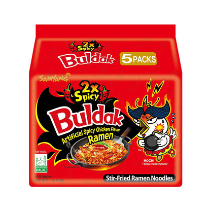 Samyang Buldak Ramen, Carbonara Hot Chicken Flavor(5 Packs)