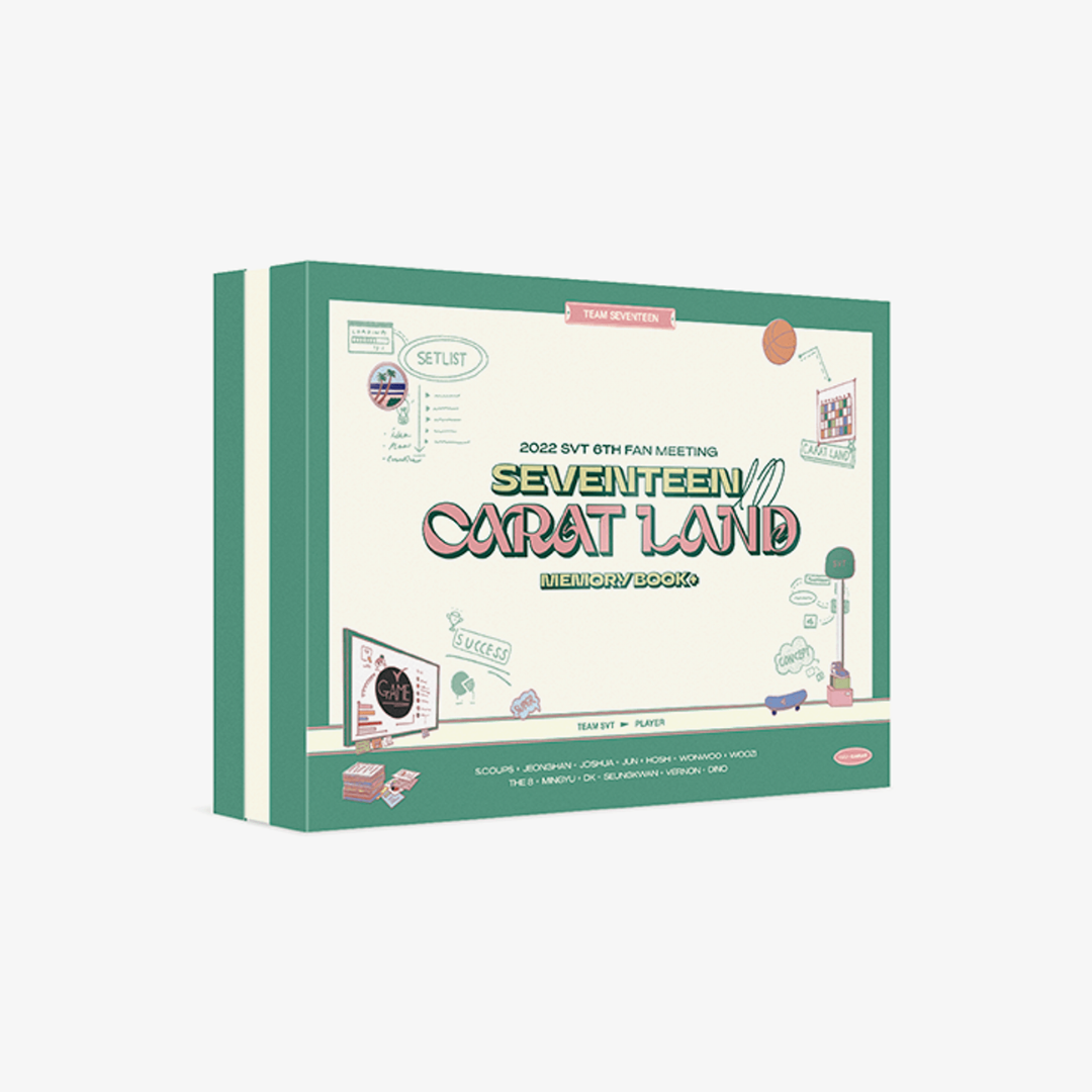 SEVENTEEN - 2022 SVT 6th FAN MEETING 〈SEVENTEEN in CARAT LAND〉 MEMORY BOOK+DVD - DynaMart