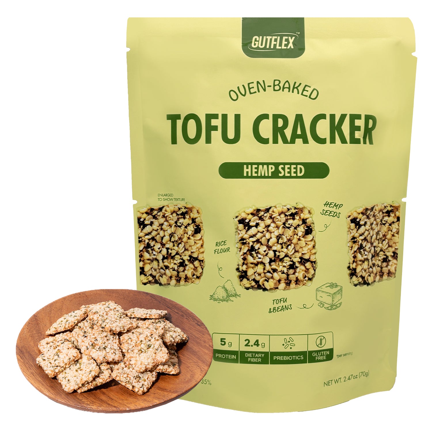 GUTFLEX Tofu Cracker Collection 2.49oz