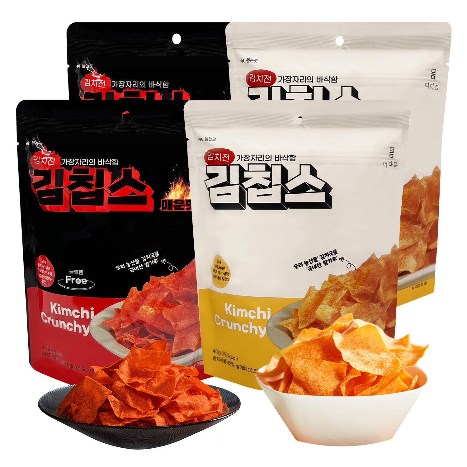 KIMCHIPS 김치전 크리스프스 오리지널맛 40g