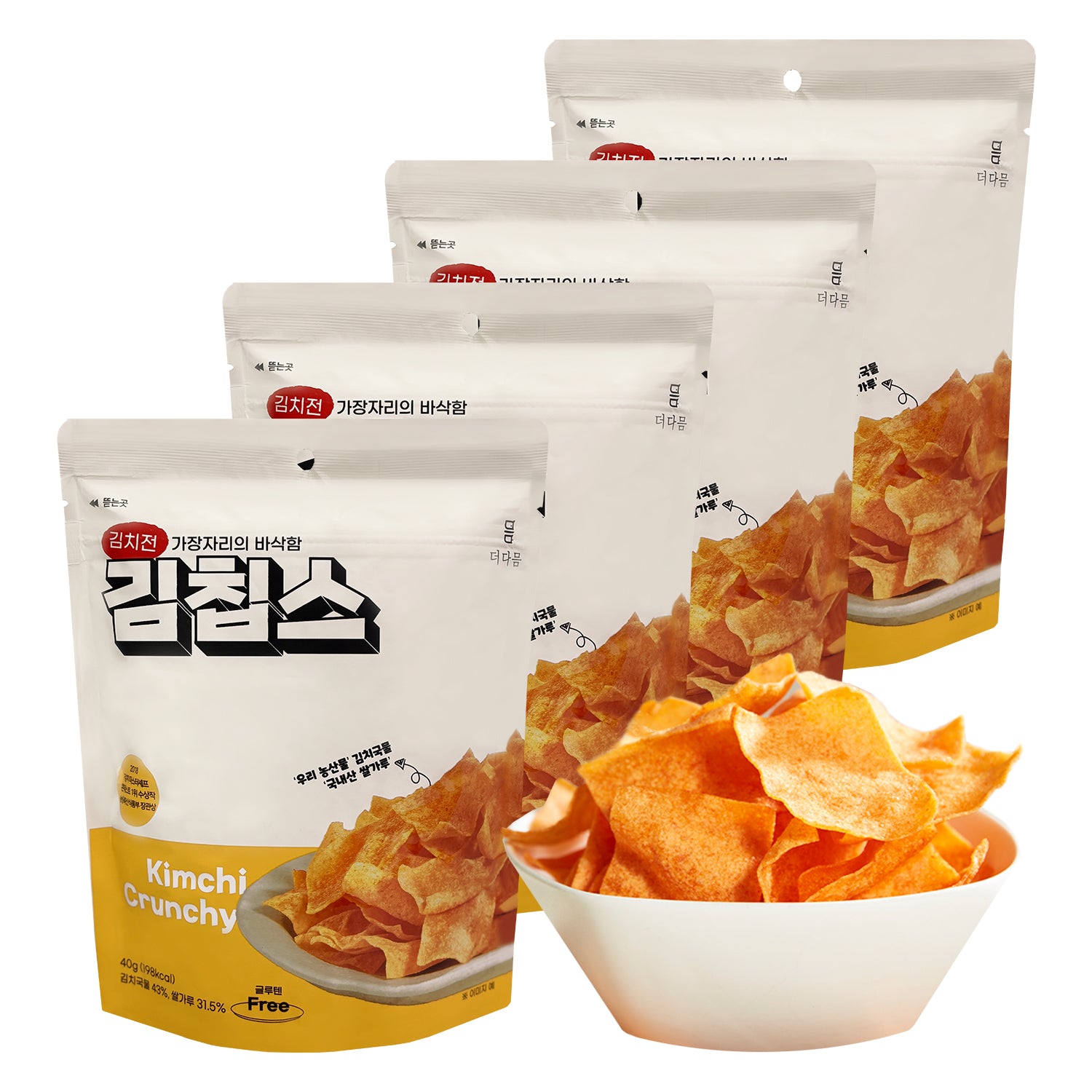 KIMCHIPS Kimchi Pancakes Crisps Original flavor 40g