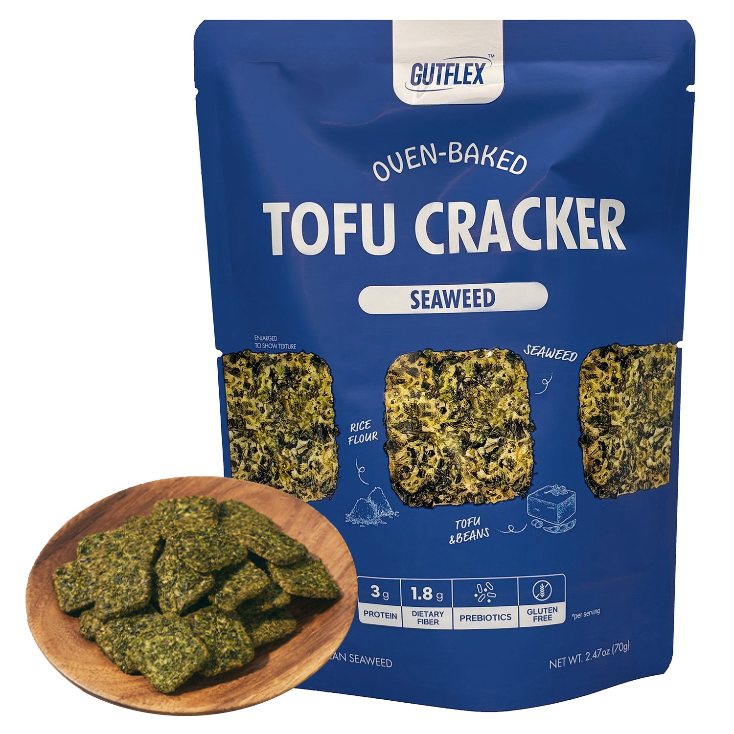 GUTFLEX Tofu Cracker Collection 2.49oz