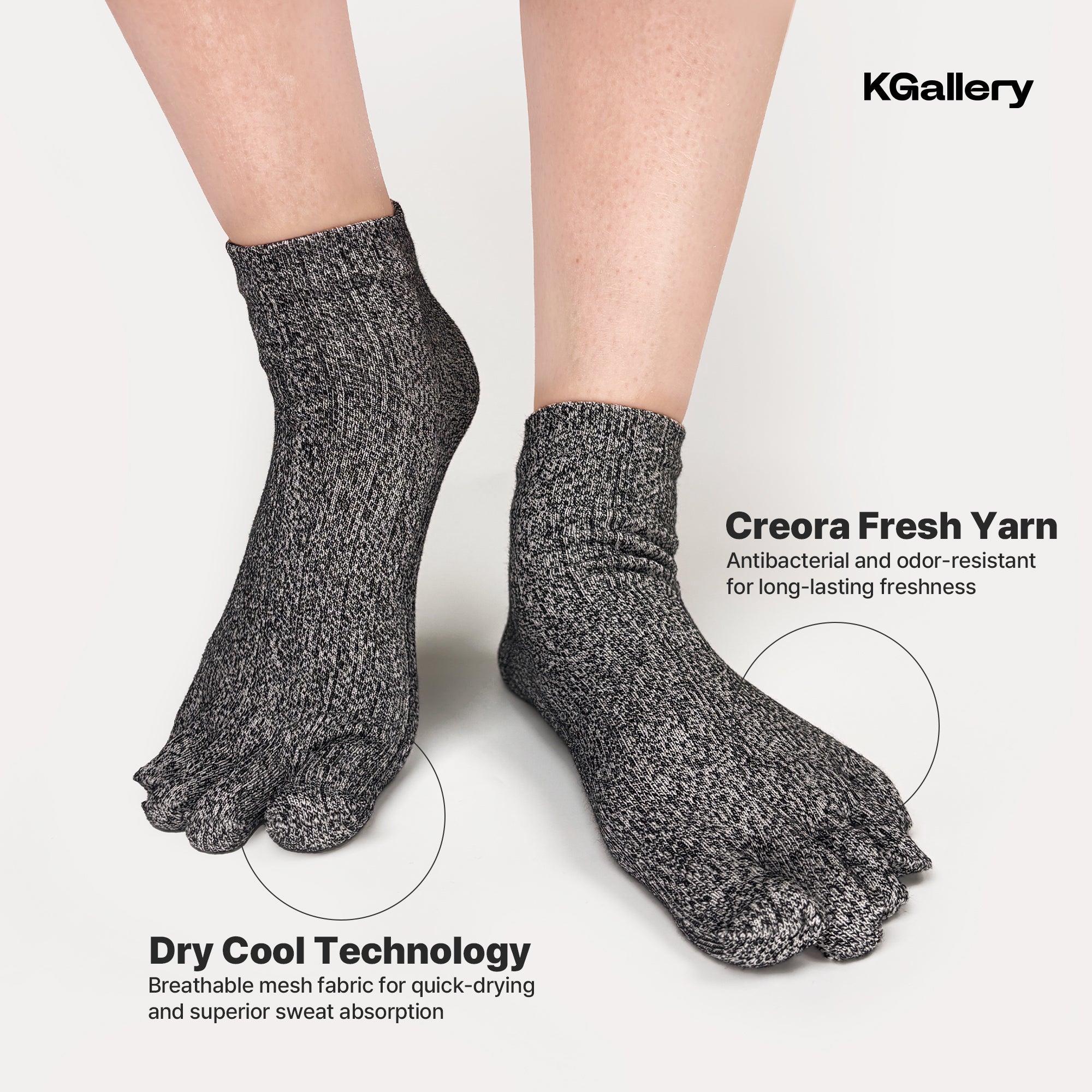 FEETO Performance Toe Socks