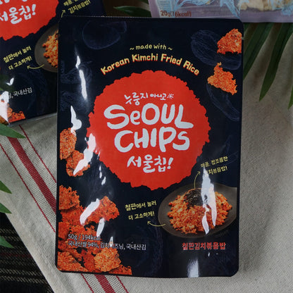 SEOULCHIPS Kimchi Fried Rice Crisps 40g