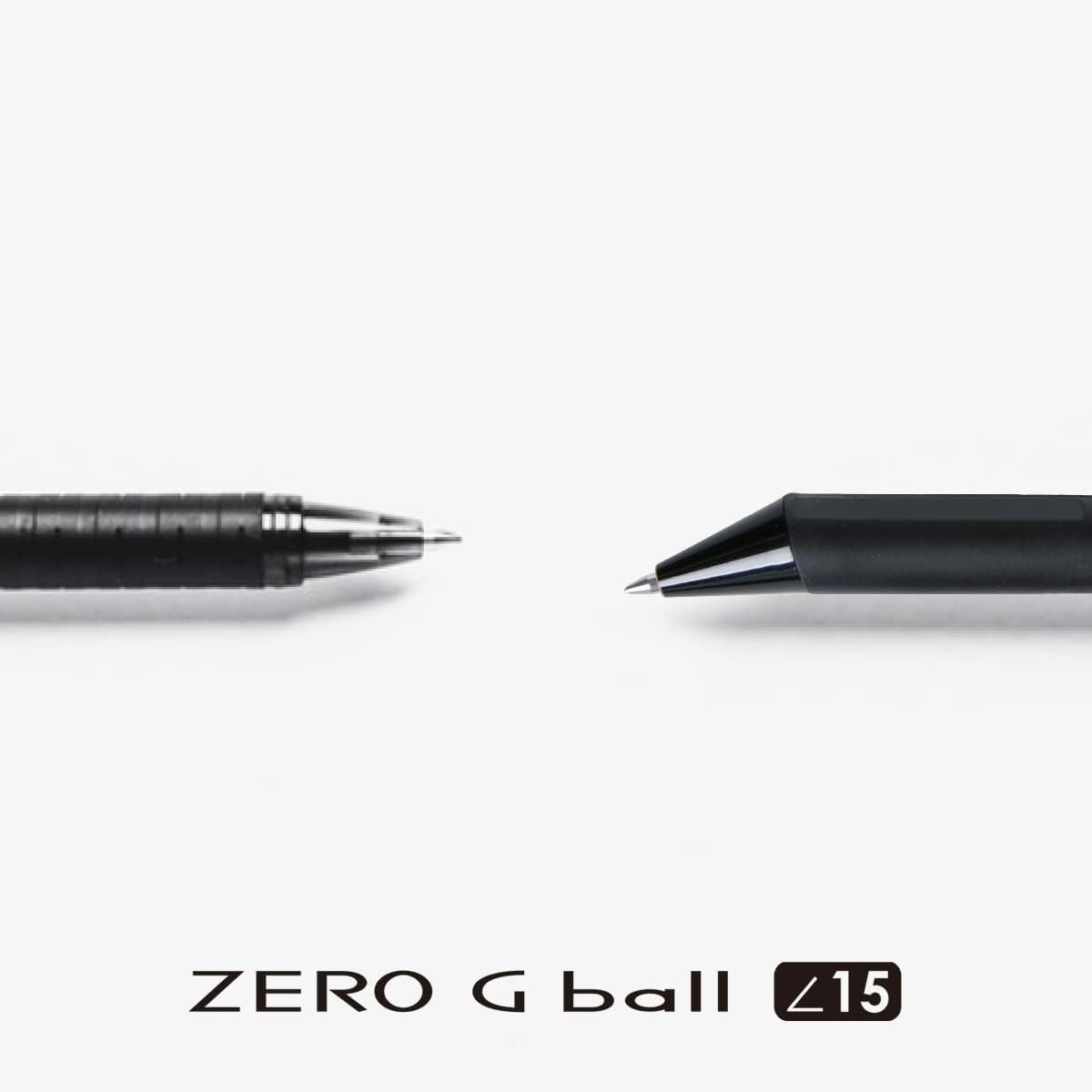 ZERO G Ball Ergonomic Black Pen Set 5 Packs (0.38, 0.5, 0.7, 1.0 mm)