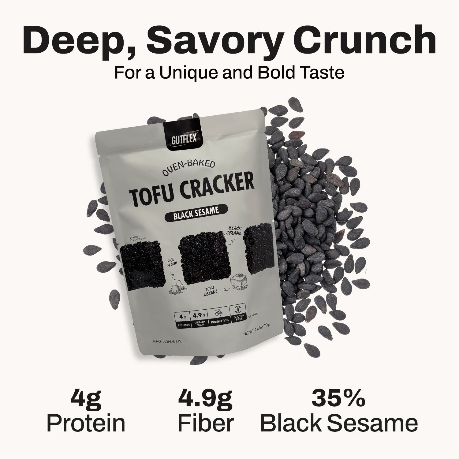 GUTFLEX Tofu Cracker Collection 2.49oz