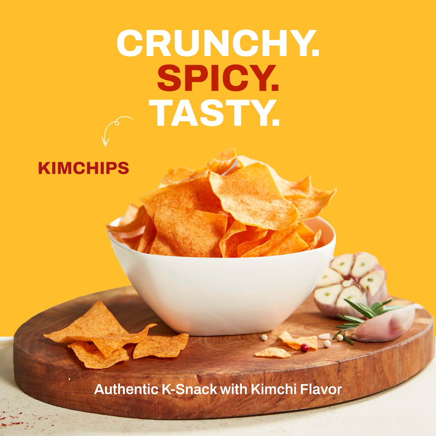 KIMCHIPS Kimchi Pancakes Crisps Original flavor 40g