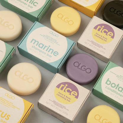 OLGO Botanic Conditioner Bar 2.8oz - Vegan, Sulfate-Free, Silicone-Free | Sustainable | Nourishing Argan, Jojoba, Shea Butter & Bergamot for Shiny, Healthy Hair