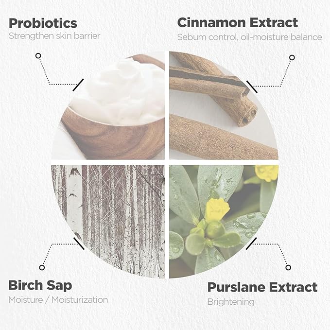 HYGGEE All in One Mist - Hydrating & Soothing Face Essence Spray for All Skin Types - Probiotics & Birch Sap Extract - Oil Control Gas Free Mist - Skin Irritation Free, 3.38 fl.oz.