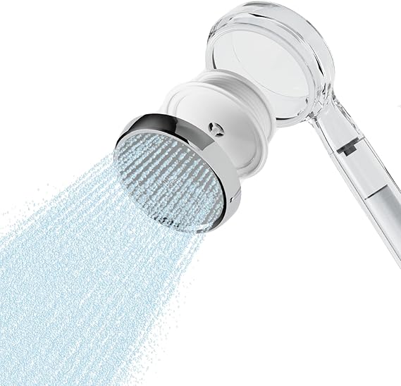 DAILY CHAE Filtered Handheld Shower Head Set – High-Pressure Water-Saving Shower with ACF Multi-Stage Filter | Removes Impurities & Softens Hard Water | BPA-Free & Easy to Install