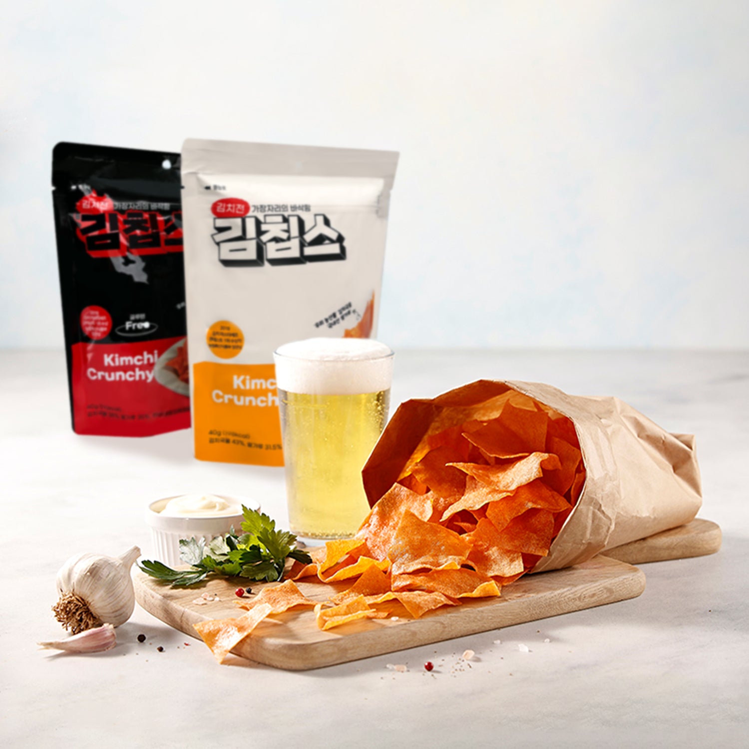 KIMCHIPS Kimchi Pancakes Crisps Original flavor 40g