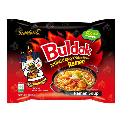 Samyang Buldak Ramen, Stew Type Hot Chicken Flavor(5 Packs)