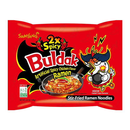 Samyang Buldak Ramen, Extra Spicy Hot Chicken Flavor(5 Packs)