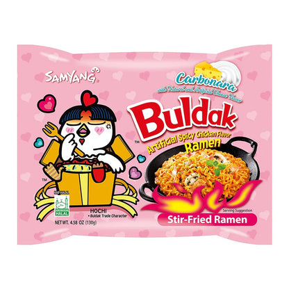 Samyang Buldak Ramen, Carbonara Hot Chicken Flavor(5 Packs)