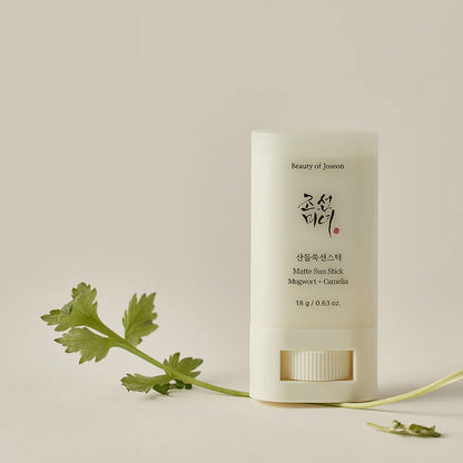 Beauty of Joseon Matte Sun Stick: Mugwort + Camelia (SPF 50+ PA++++) 0.63oz