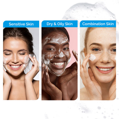 BENETUS Lacto Alaska Bubble Foam, Facial Cleanser, Face Wash, Moisture Balance, for Sensitive Skin Korean Skincare 200ml