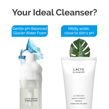 BENETUS Lacto Alaska Bubble Foam, Facial Cleanser, Face Wash, Moisture Balance, for Sensitive Skin Korean Skincare 200ml