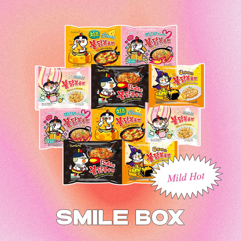 Samyang Buldak SMILE BOX (5 Flavors, 2 of Each)