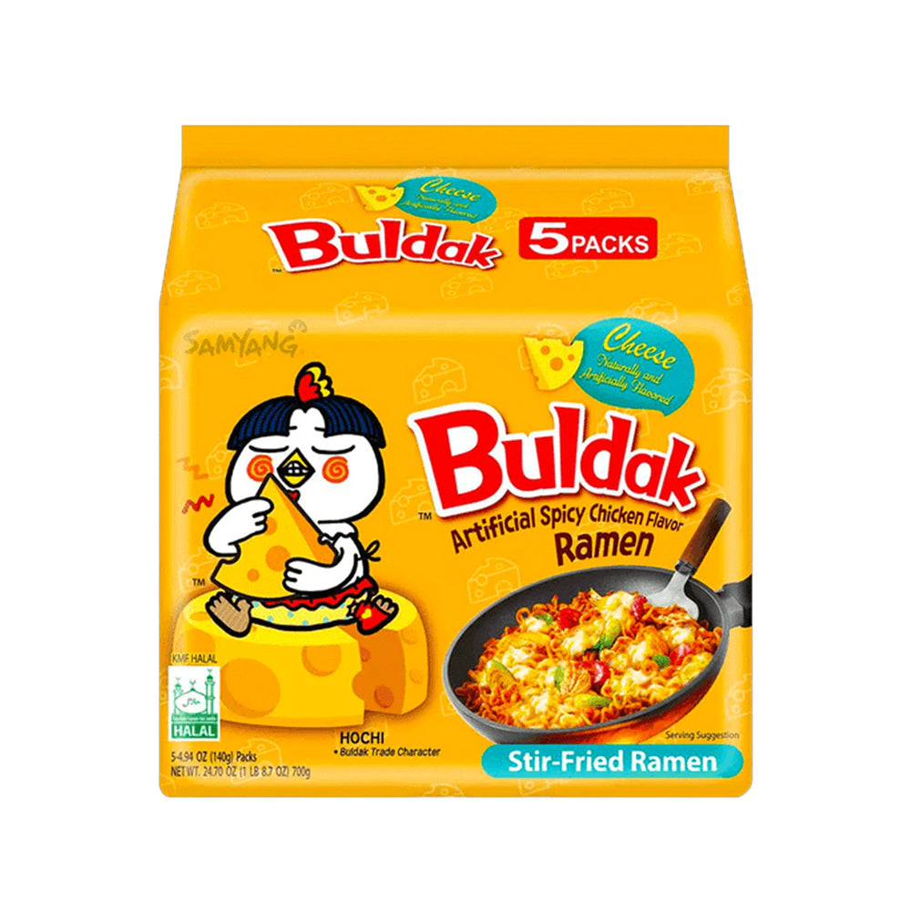 Samyang Buldak Ramen, Carbonara Hot Chicken Flavor(5 Packs)