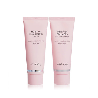 Elishacoy Moist Up - Special Dual Set (Cream & Sleeping Mask) (New Customer)