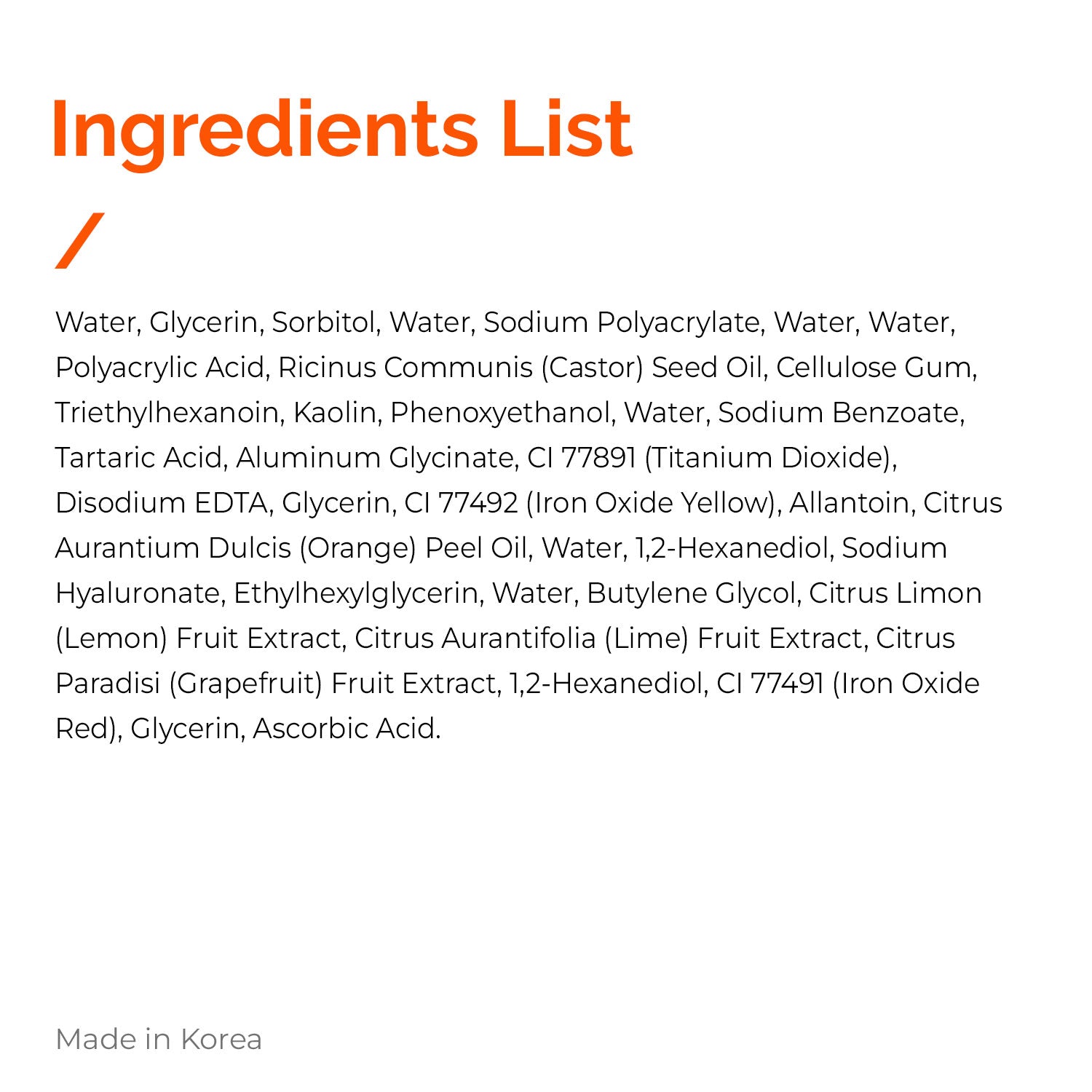 Look At Me Hydrogel Eye Patch, Vitamin C & Citrus Fruits, Eye Masks for Dark Circles & Puffiness, Eye Firming Skin Treatment for Men & Women, 5 Pairs (2 g / 0.07 oz) – Made in Korea