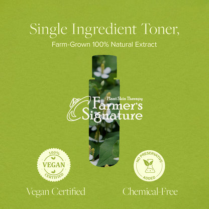 Farmer's Signature Vegan Toner - Made with 100% Vegan Extract