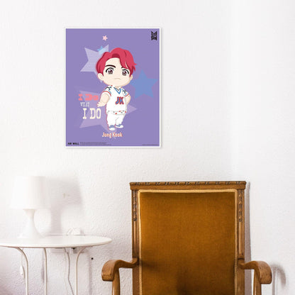 Jung Kook - IDOL Air Wall Poster -TinyTAN- DynaMart