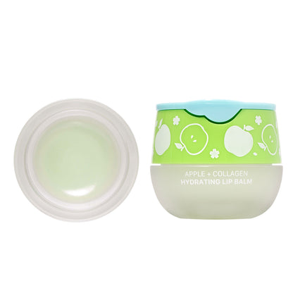 LOOK AT ME Apple+Collagen Hydrating Lip Balm, Long-Lasting Moisture, Natural Ingredients, Korean Skin Care, Nourishing & Plumping Lip Treatment for Dry Lips, Gift for Women (0.2 fl oz)
