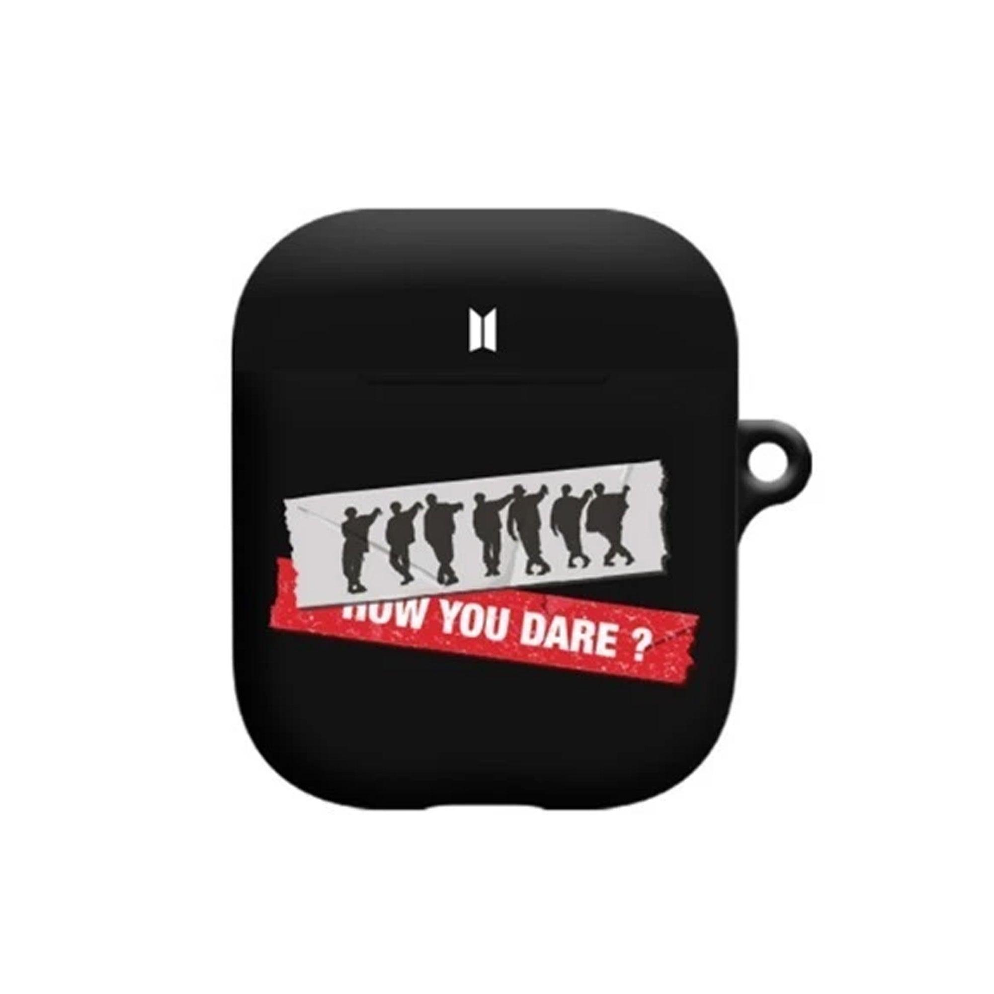 MIC Drop Black Silhouette Airpods Case -TinyTAN- DynaMart