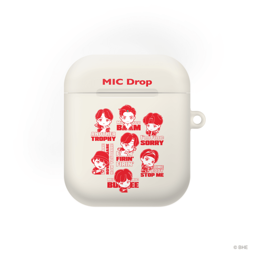 MIC Drop Face AirPods Case -TinyTAN- DynaMart