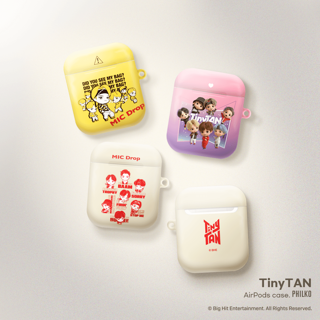 MIC Drop Face AirPods Case -TinyTAN- DynaMart