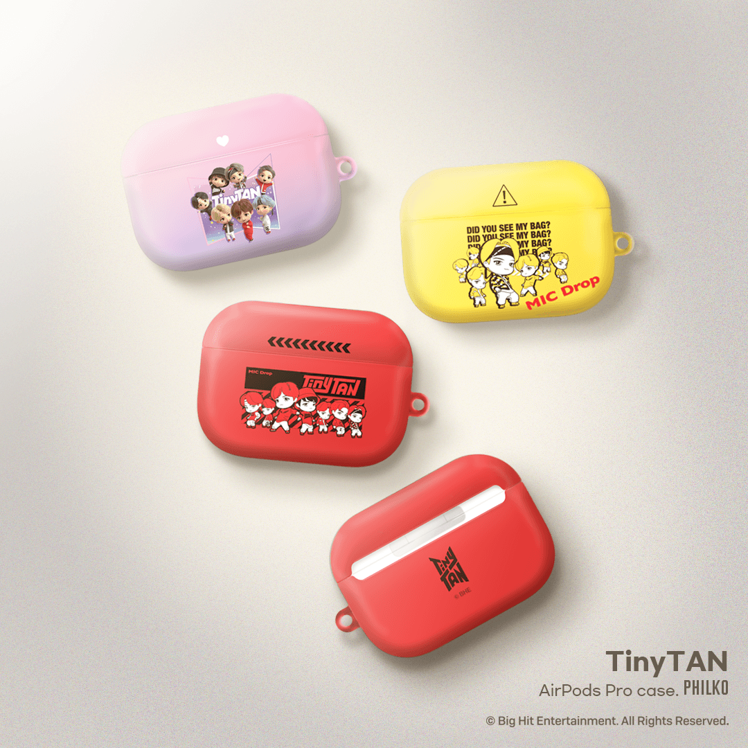 MIC Drop Pose Red AirPods Pro Case -TinyTAN- DynaMart