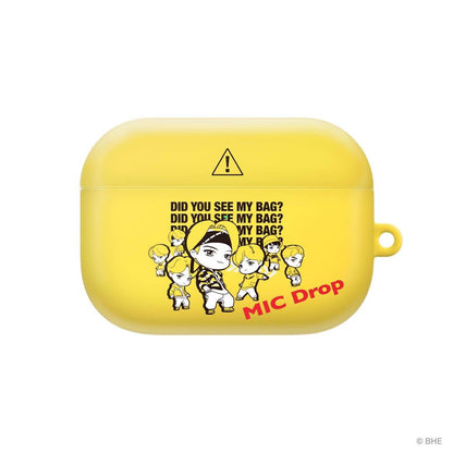 MIC Drop Pose Yellow AirPods Pro Case -TinyTAN- DynaMart