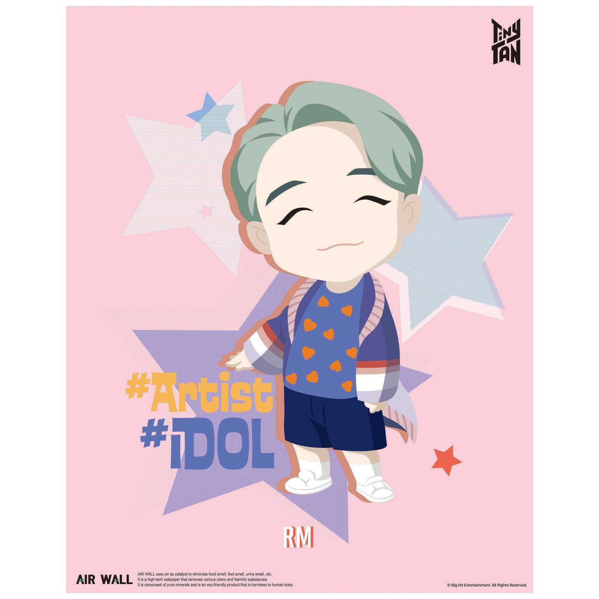 RM - IDOL Air Wall Poster -TinyTAN- DynaMart