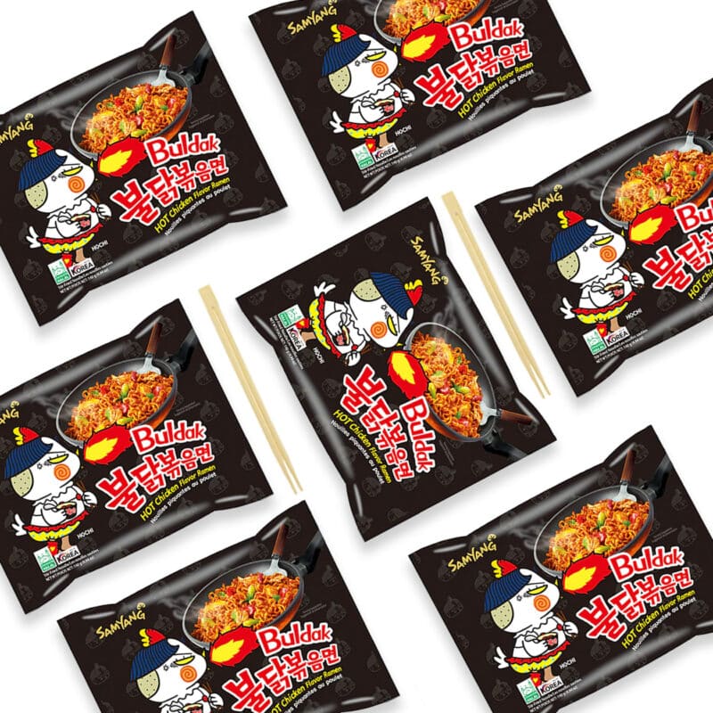 Samyang Buldak Ramen, Original Hot Chicken Flavor(5 Packs)