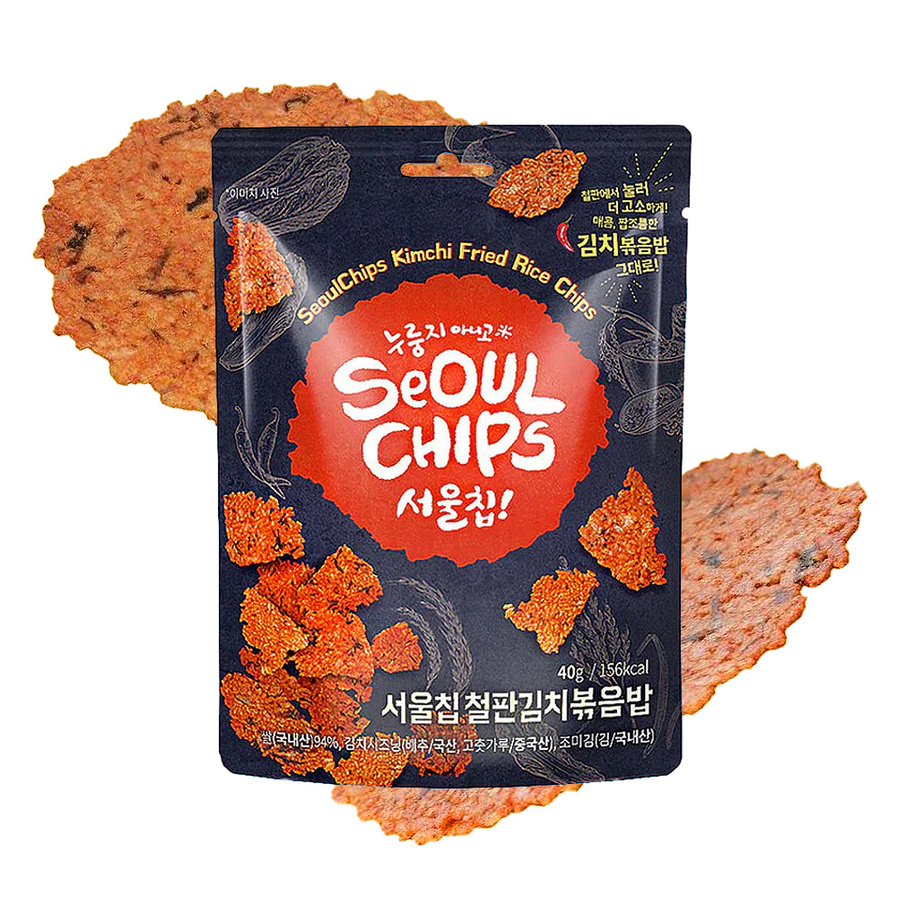 SEOULCHIPS Kimchi Fried Rice Crisps 40g