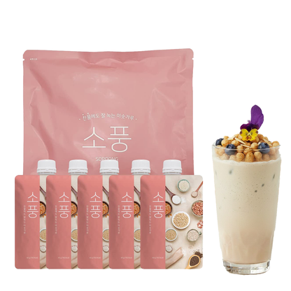 SOPOONG Korean 10 Multi Grain Powder Misugaru 1.41oz x 5 Pouches