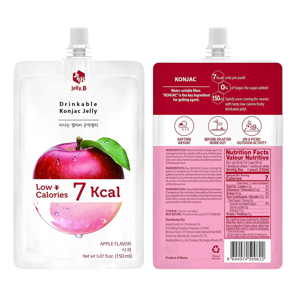 Jelly B Apple Flavor Drinkable Konjac Jelly