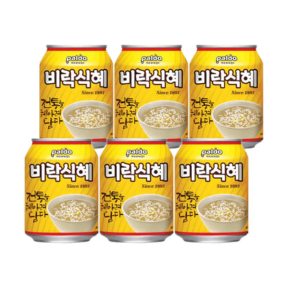 팔도 펀앤냠식혜 쌀펀치 8.04oz*6캔