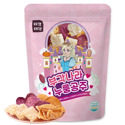 Tigaktaegak Rice Crackers & Vegi Chips 200g